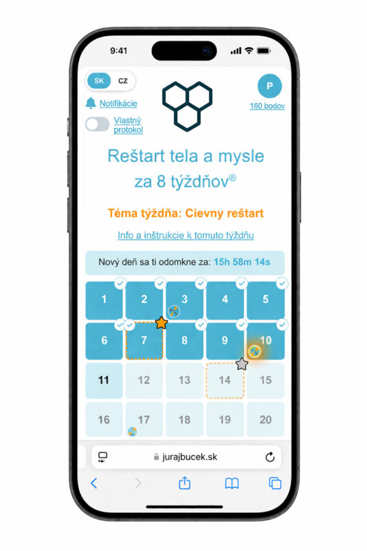 wim hof mehod aplikácia pre prácu s chladom studná sprcha reštart tela a mysle za 8 týždňov WHM apka 2 pilier juraj buček