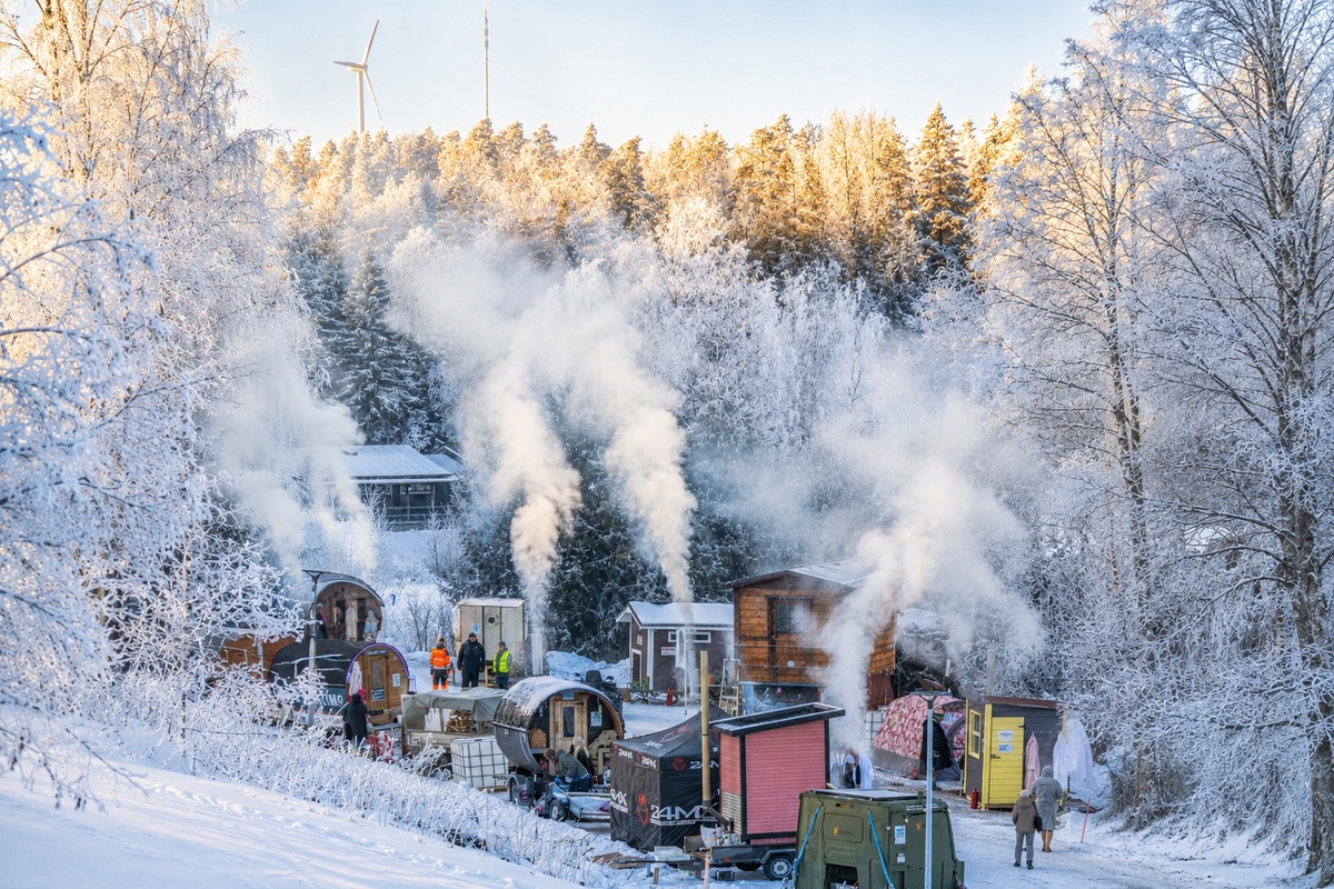 Winter Sauna Carnival vo Fínsku