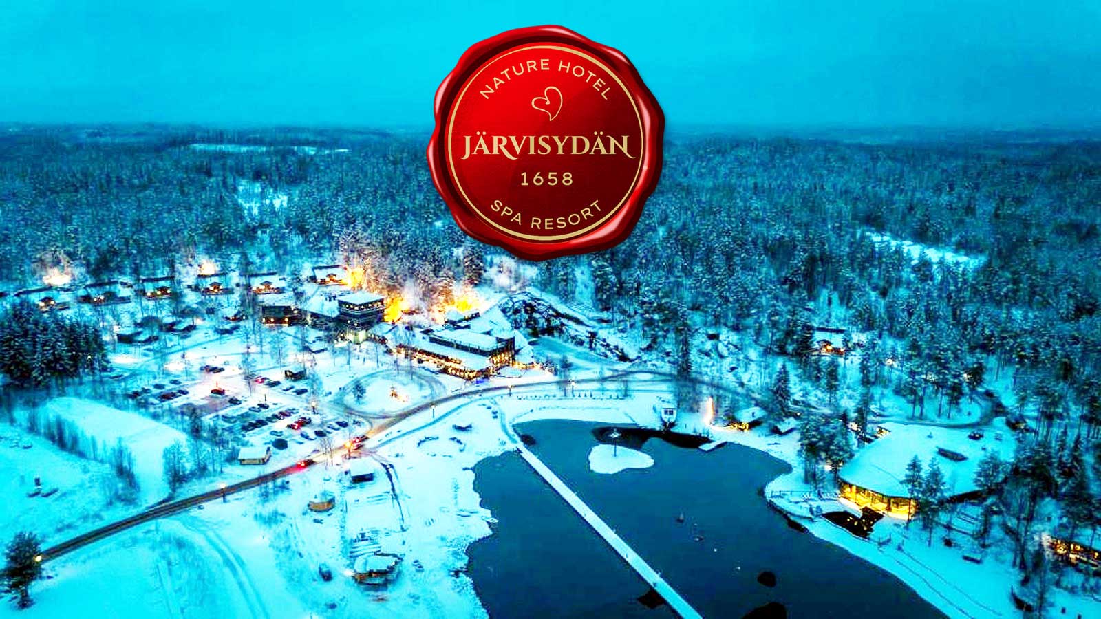 Järvisydän pri jazere Saimaa v zime
