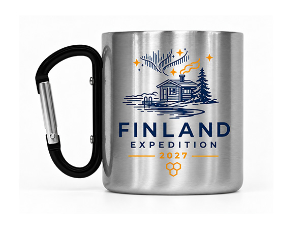 WHM Finland Expedition hrnček s karabínkou