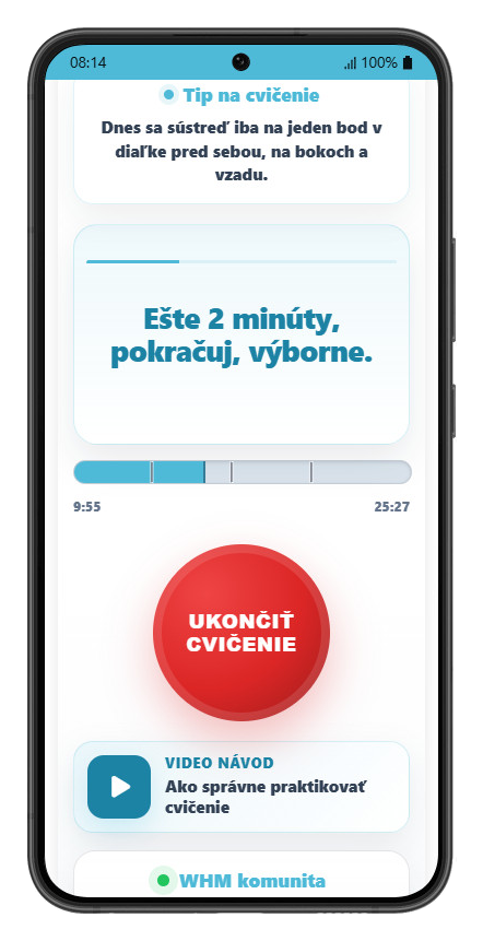 Cvičenie – 2. koliečko, fáza 4