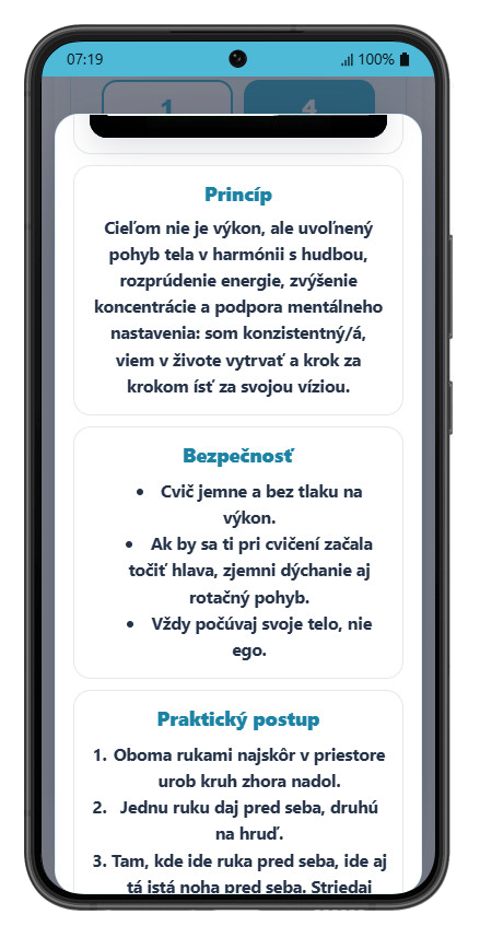 Sufí appka – bezpečnosť a princíp