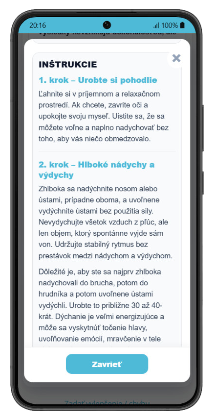 WHM Dych – inštrukcie a bezpečnosť
