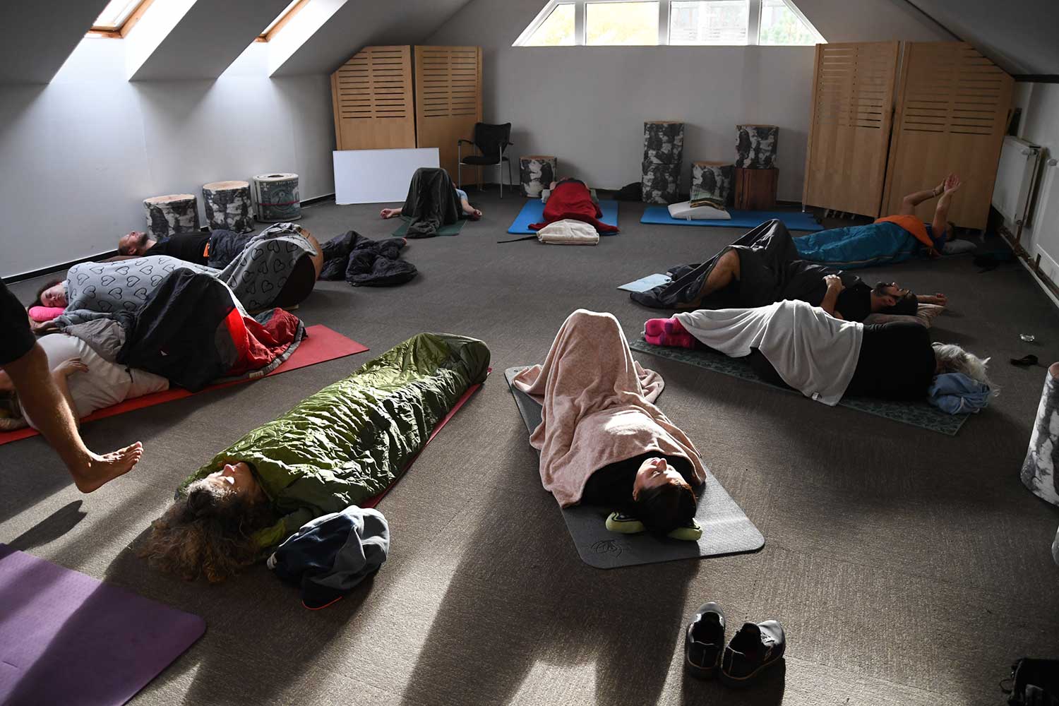 WHM dychové cvičenie na workshope 2