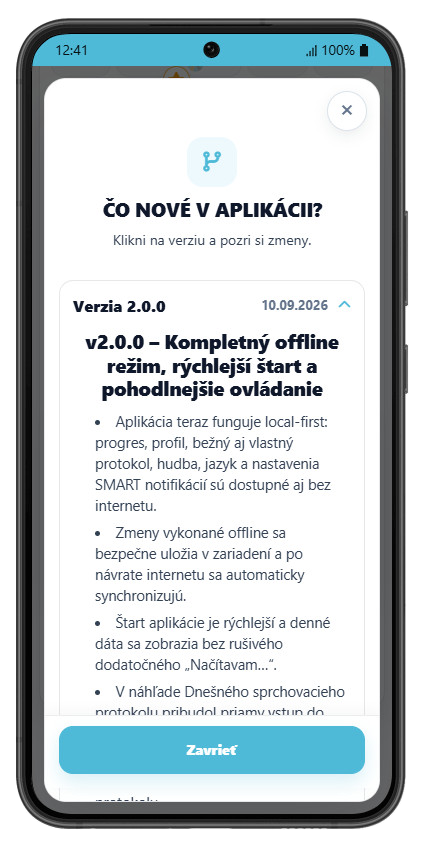 WHM Studená sprcha – novinky