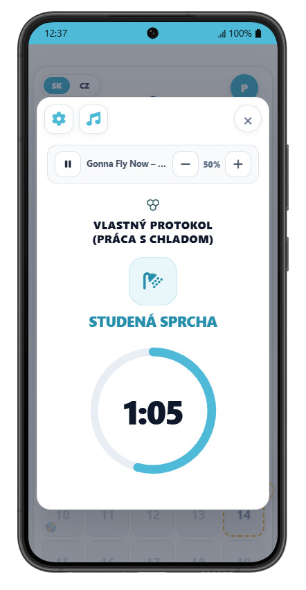 Vlastný protokol – odpočítavanie