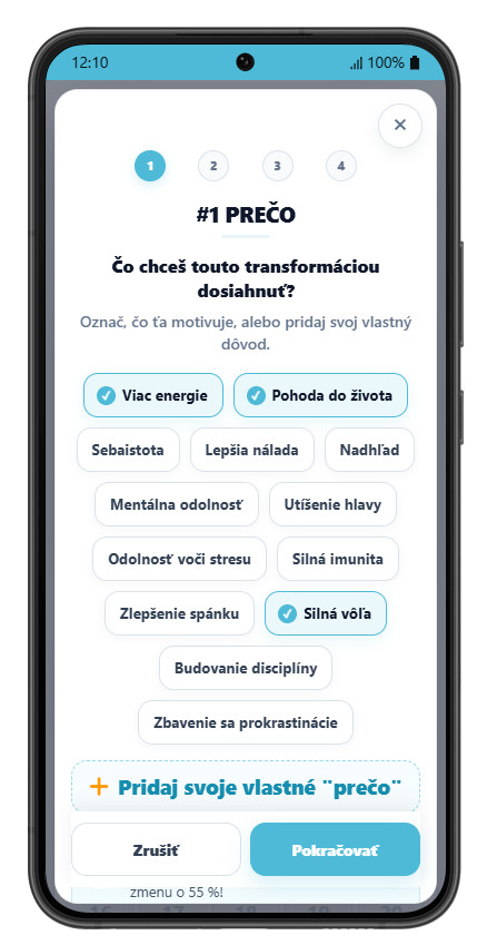 WHM Studená sprcha – úvodné nastavenie