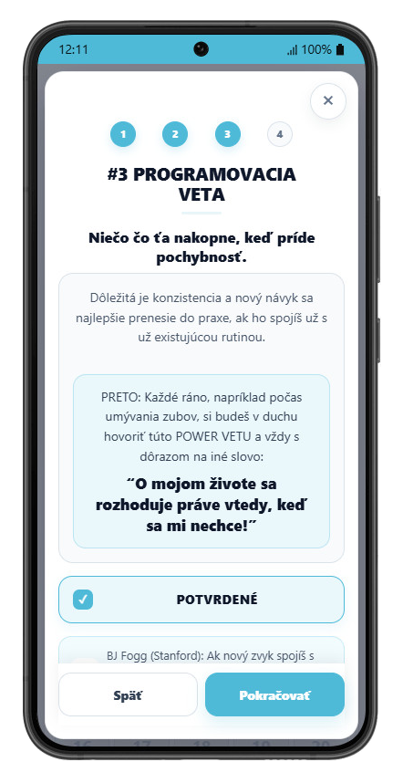 Onboarding – krok 3