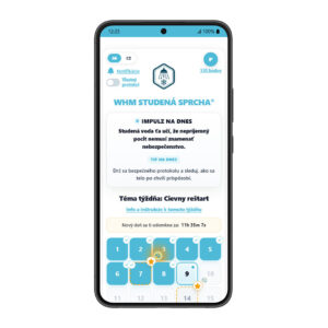 WHM aplikácia chlad studená sprcha otužovanie wim hof method app