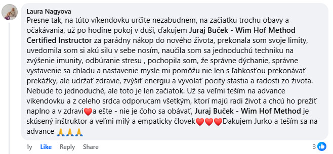 Referencia účastníka WHM víkendovky 12