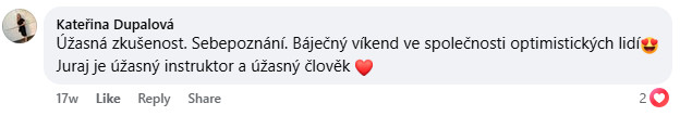Referencia účastníka WHM víkendovky 6